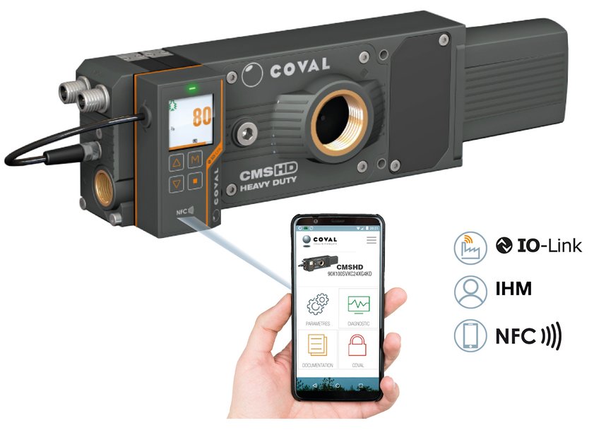 Coval推出增加智能和通信能力的全新CMS HD VX多级真空发生器